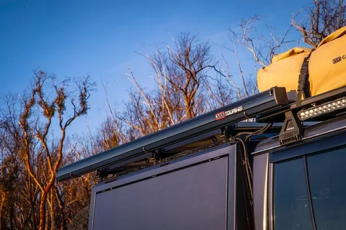 ARB Aluminum Awning Black W/Light  2500x2500mm