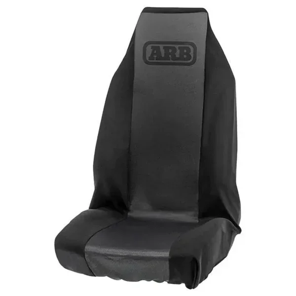 SEAT COVER SLIP ON BLK GRY